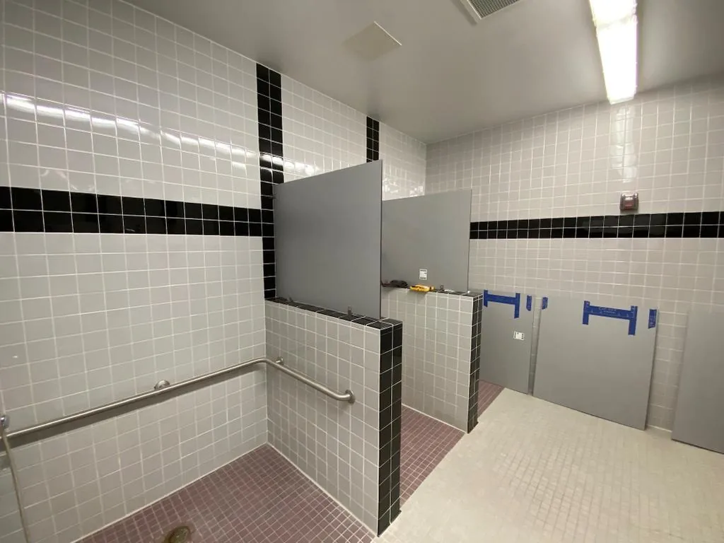 Toilet Partitions project by EP Prime in El Paso